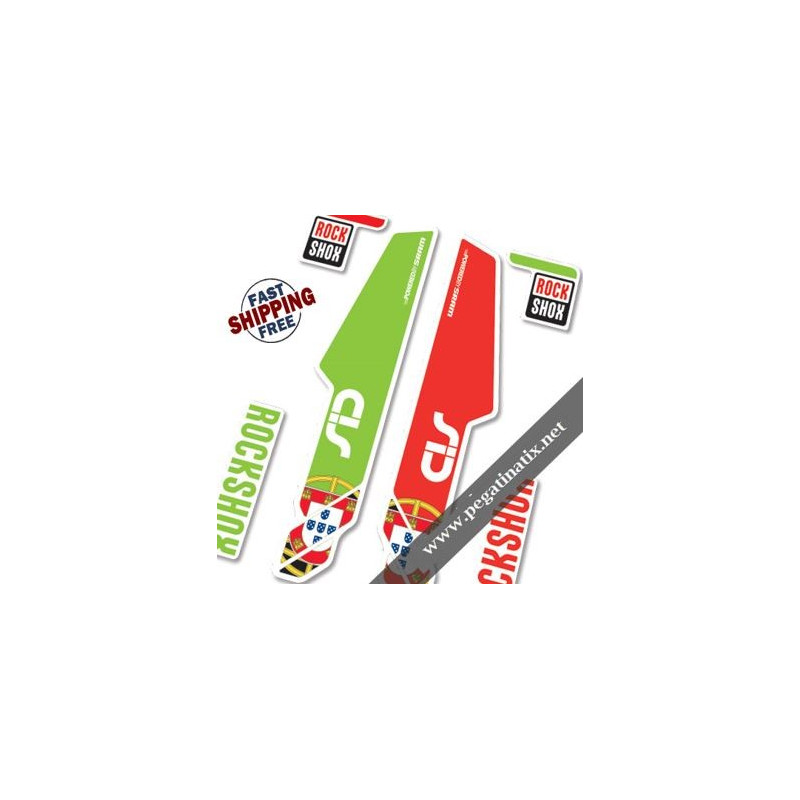 DECALS ROCKSHOX SID PT EDITION 2014 WHITE 