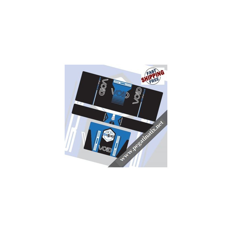 BOS VOID 2015 STICKERS KIT REAR SHOCK