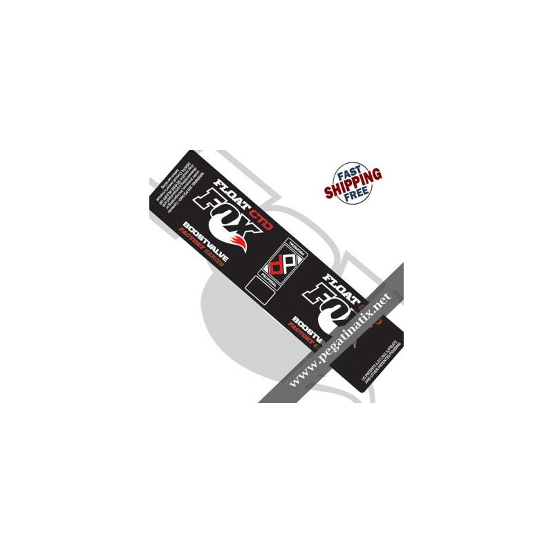 FOX FLOAT CTD DECALS KIT REAR SHOCK