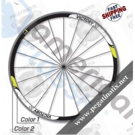 WHEEL RIMS AMERICAN CLASSIC VICTORY 30 DECALS KIT