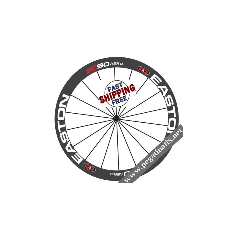 WHEEL RIMS EASTON EC90 DECALS KITS 50 mm