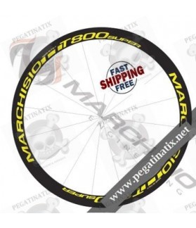 WHEEL RIMS MARCHISIO T800 SUPER DECALS KIT 38 mm (Compatible Product)