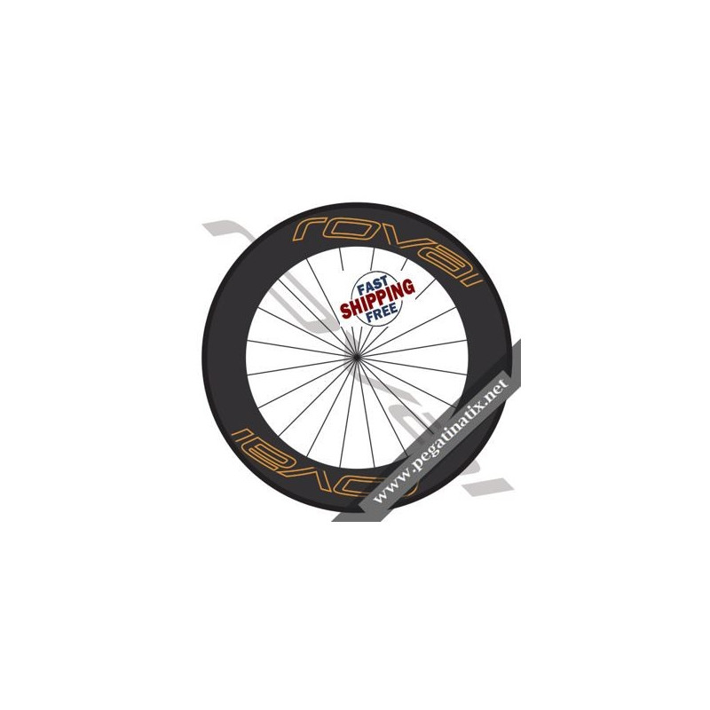 WHEEL RIMS ROVAL CARBON 90 mm DECALS KIT