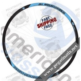 WHEEL RIMS AMERICAN CLASSIC ALL MOUNTAIN DECALS KIT