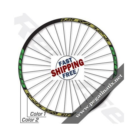 Reverse Rim Sticker STICKERS DECALS REVERSE 650B DECALS KIT