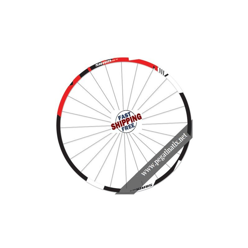 STICKERS WHEEL RIMS SRAM RISE 40 DECALS KITS