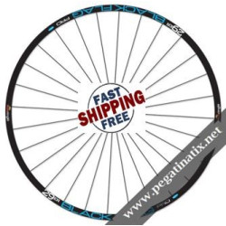 STICKERS WHEEL RIMS SRAM SUN RINGLÉ BLACK FLAG STICKERS KIT