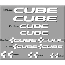 Sticker decal bike set CUBE