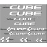 Sticker decal bike set CUBE