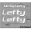 Sticker decal bike Lefty (Compatible Product)