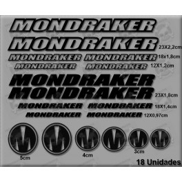 Sticker decal bike set Mondraker