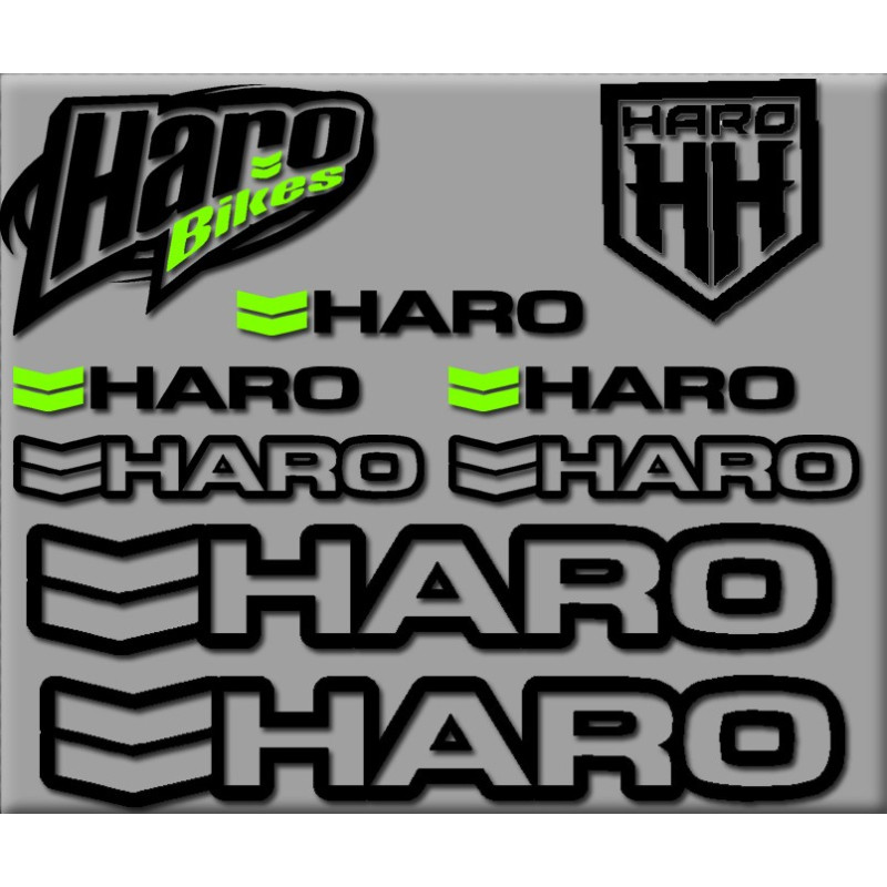 Sticker decal bike set HARO