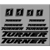 Sticker decal bike TURNER