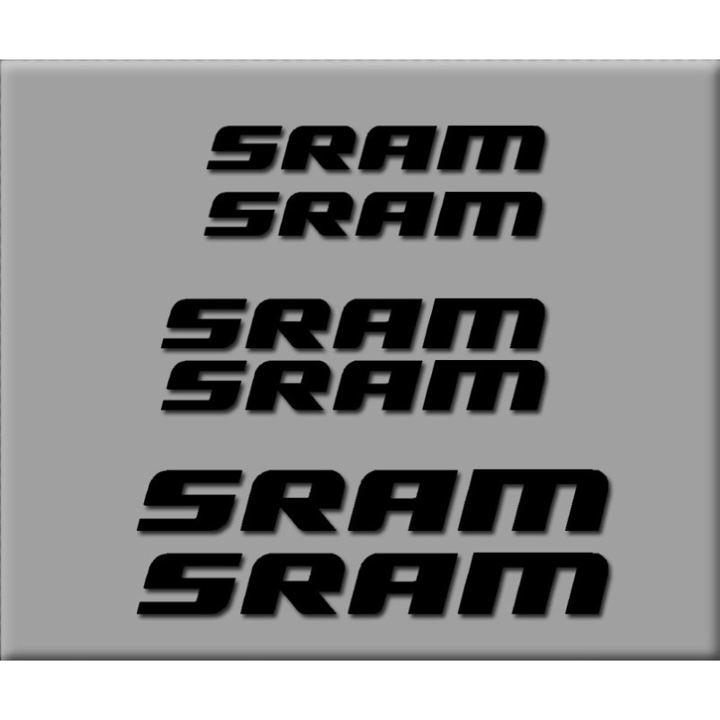 Sticker decal bike SRAM
