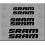 Sticker decal bike SRAM (Compatible Product)