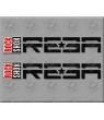 Sticker decal bike ROCK SHOX REBA 18 x 3,1 cm.