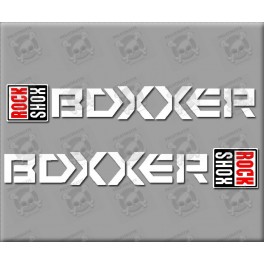 Sticker decal bike ROCK SHOX REBA BOXXER 15 x 2,2 cm