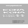 Sticker decal bike KONA SET