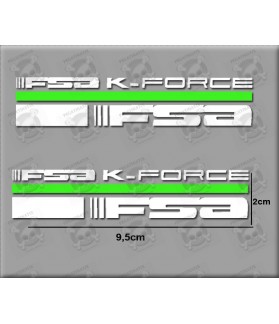 Sticker decal bike set FSA K FORCE