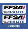 Sticker decal bike FSA Rally