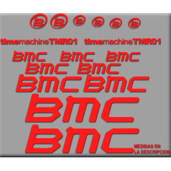 Sticker decal bike BMC TMR01