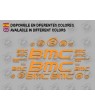 Sticker decal bike BMC 
