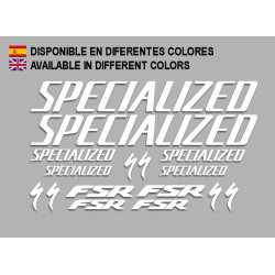 Sticker decal bike SPECIALIZED FSR