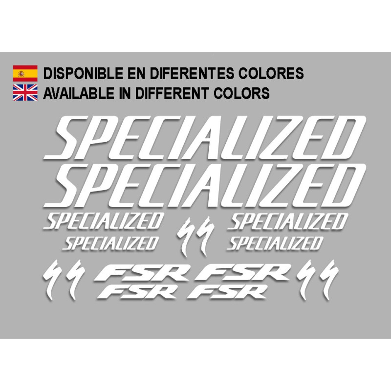Sticker decal bike SPECIALIZED FSR