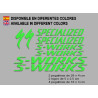 Sticker decal bike SPECIALIZED S-WORKS