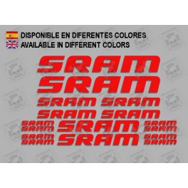 Sticker decal bike SRAM