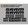 Sticker decal bike SRAM