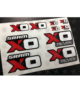 Sticker decal bike CONNECTING RODS SRAM XO ECO43 X0 (Compatible Product)