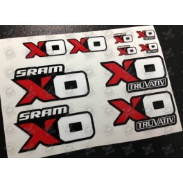 Sticker decal bike CONNECTING RODS SRAM XO ECO43 X0
