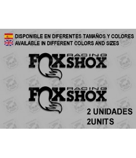Sticker decal FORK FOX SHOX RACING (Produit compatible)