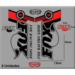 Sticker decal FORK FOX FLOAT