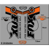 Sticker decal FORK FOX FLOAT