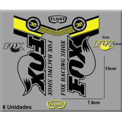 Sticker decal FORK FOX FLOAT