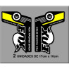 Sticker decal FORK FOX RACING SHOX 