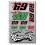 Nicky Hayden decal set 16x26 cm 12 stickers Kentuky kid Laminated (Compatible Product)