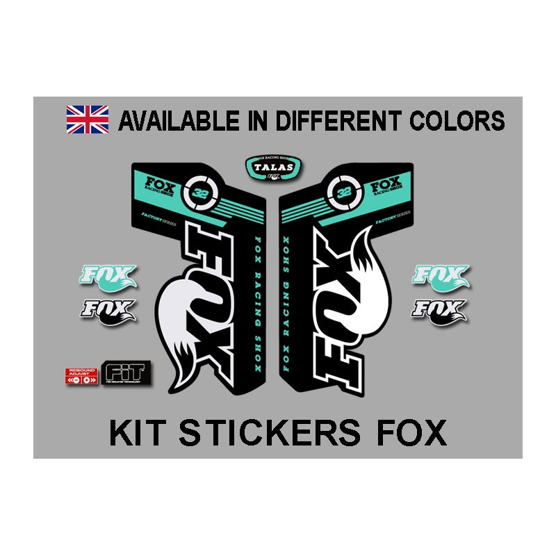Sticker decal FORK FOX TALAS  