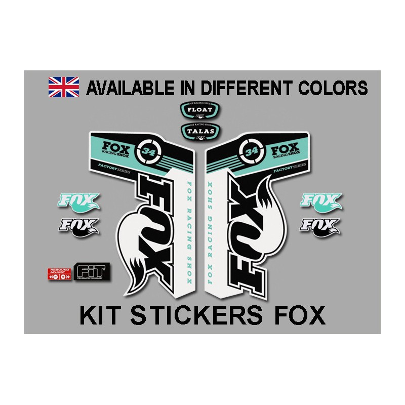 Sticker decal FORK FOX FLOAT 34 Sticker decal FORK FOX FLOAT 34