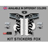Sticker decal FORK FOX RACING 40