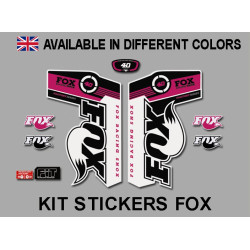 Sticker decal FORK FOX RACING 40