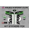 Sticker decal FORK FOX RACING 40