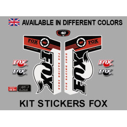 Sticker decal FORK FOX RACING 40