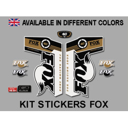 Sticker decal FORK FOX RACING 40