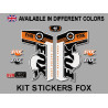 Sticker decal FORK FOX RACING 40