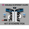 Sticker decal FORK FOX RACING 40