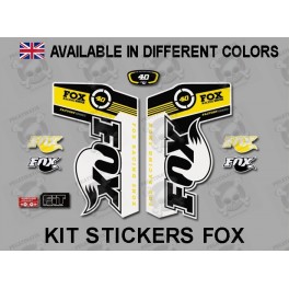Sticker decal FORK FOX RACING 40