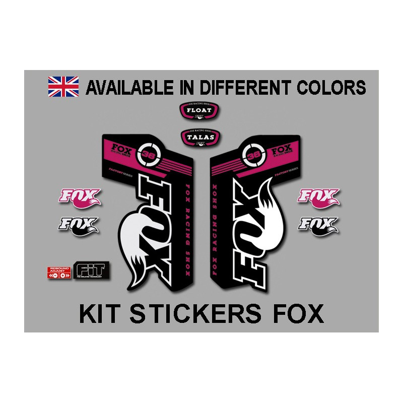 Sticker decal FORK FOX FLOAT TALAS 36